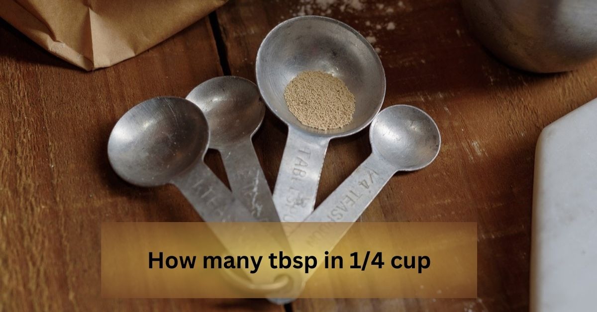 How many tbsp in 14 cup